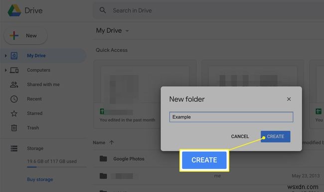 Cách chia sẻ thư mục Google Drive