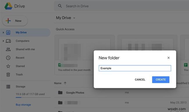 Cách chia sẻ thư mục Google Drive