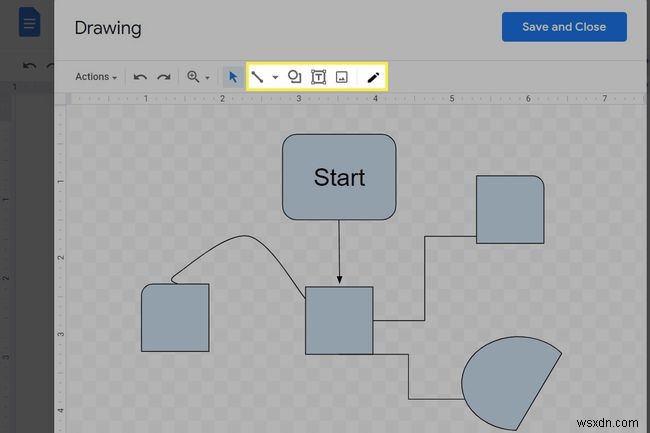 Cách tạo lưu đồ trong Google Documents