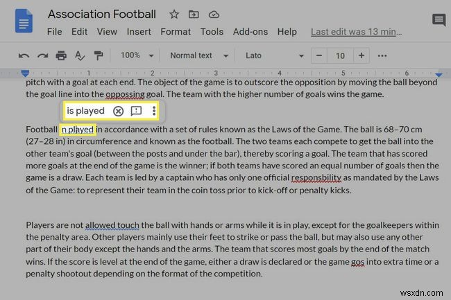 Cách sử dụng tính năng Kiểm tra chính tả của Google Documents