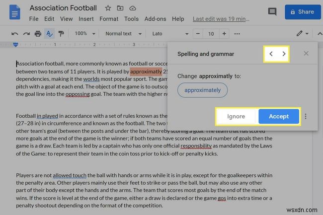 Cách sử dụng tính năng Kiểm tra chính tả của Google Documents