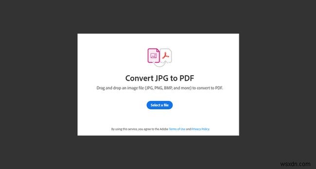 Cách chuyển JPG sang PDF