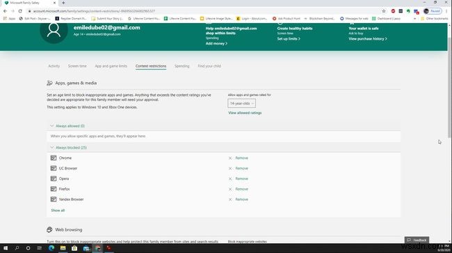 Cách sử dụng ứng dụng Microsoft Family Safety