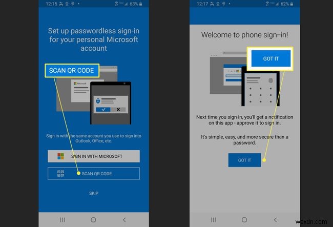 Cách sử dụng ứng dụng Microsoft Authenticator