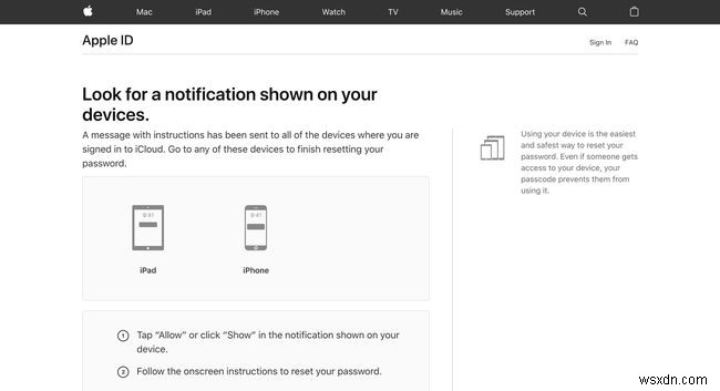 Cách đặt lại mật khẩu ID Apple của bạn trong vài bước dễ dàng
