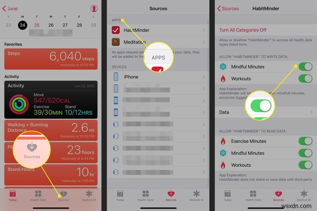 Cách sử dụng ứng dụng Apple Health