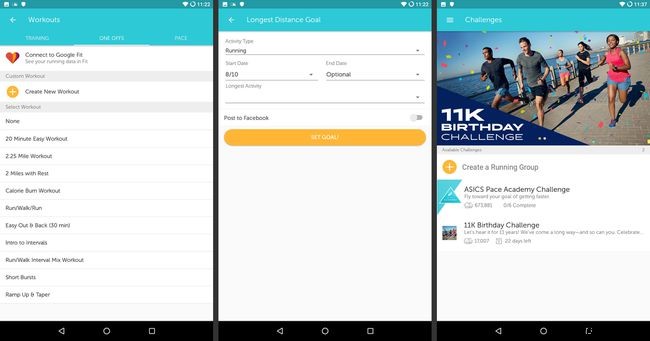 Ứng dụng RunKeeper dành cho Android