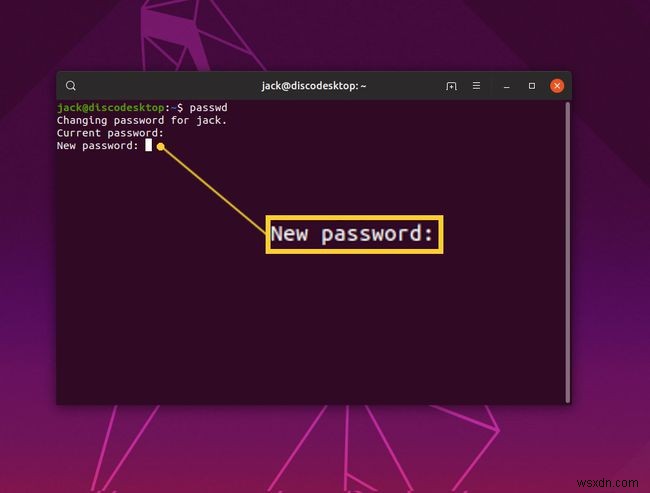 Cách thay đổi mật khẩu người dùng của bạn trong Linux