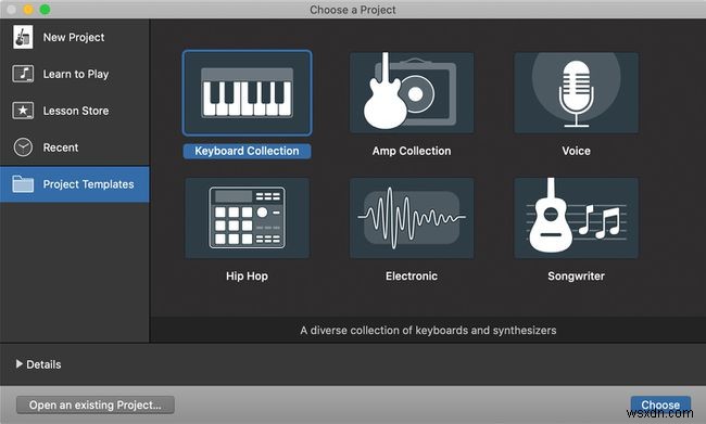 Biến bàn phím máy Mac của bạn thành một cây đàn piano GarageBand