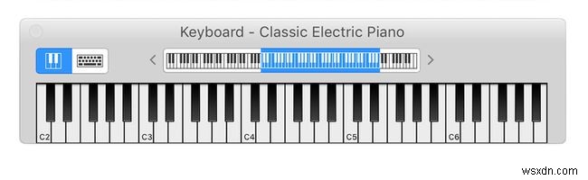 Biến bàn phím máy Mac của bạn thành một cây đàn piano GarageBand