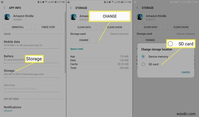 Cách chuyển ứng dụng sang thẻ SD trên Android