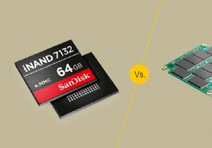 eMMC so với SSD
