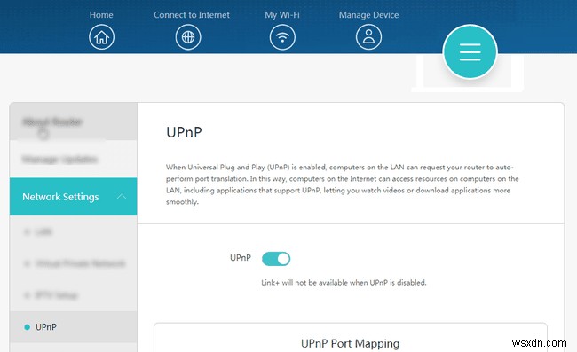 Cách bật UPnP trên bộ định tuyến