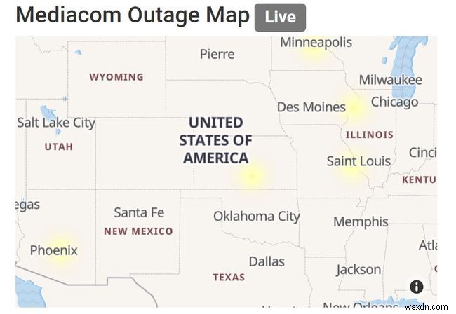 Mediacom bị sập ... Hay chỉ là bạn?