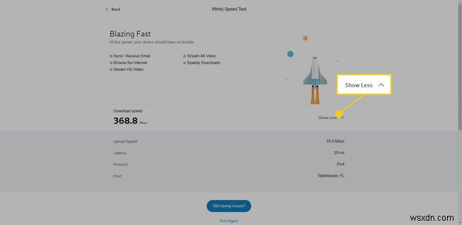 Đánh giá kiểm tra tốc độ Comcast / Xfinity