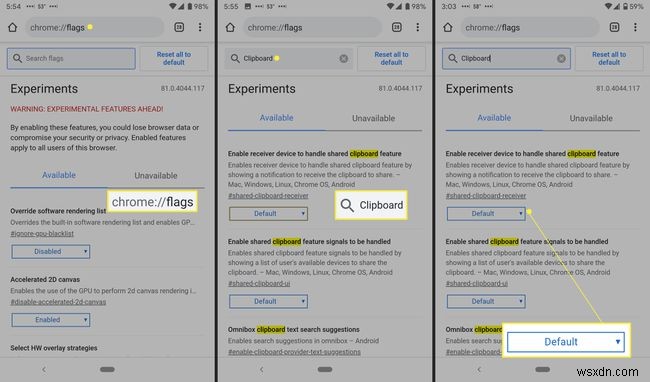 Cách sử dụng chia sẻ khay nhớ tạm của Google Chrome với Android