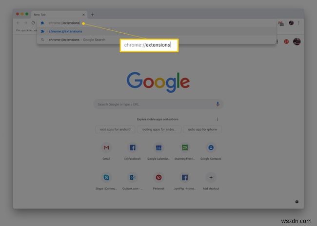 Cách tắt tiện ích mở rộng và trình cắm trong Google Chrome