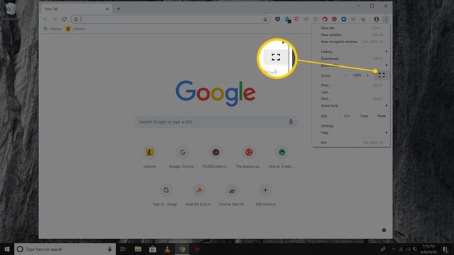Cách kích hoạt Chế độ toàn màn hình trong Google Chrome