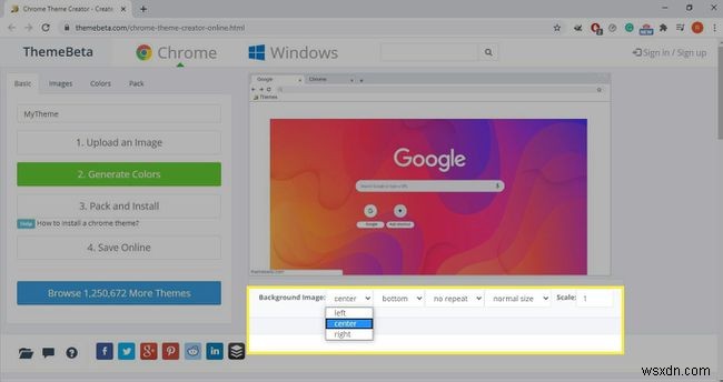 Cách tạo chủ đề của Google Chrome