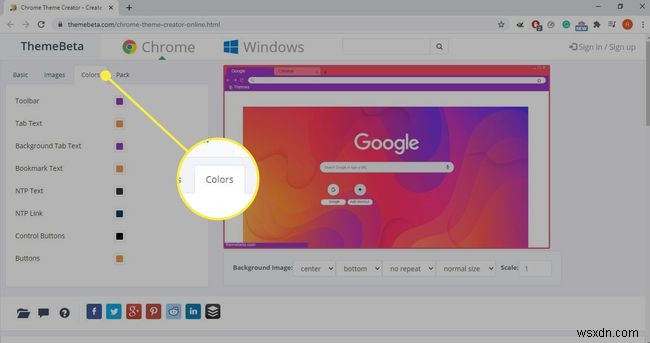 Cách tạo chủ đề của Google Chrome