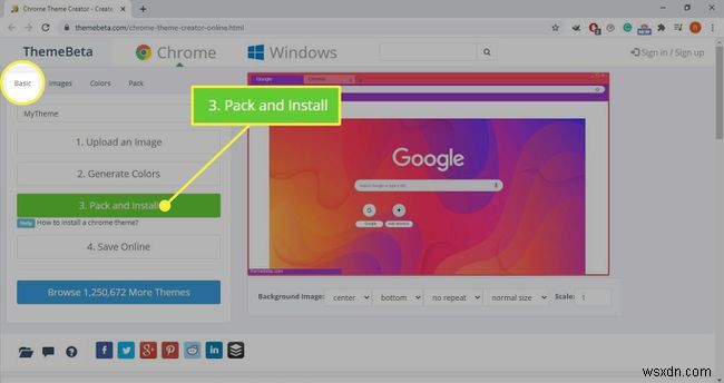 Cách tạo chủ đề của Google Chrome