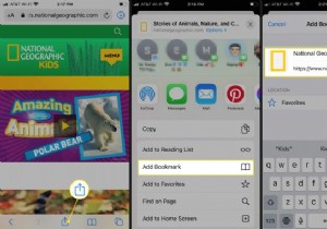 Cách thêm Dấu trang Safari trên iPhone hoặc iPod touch