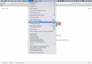 Cách xem nguồn HTML trong Safari