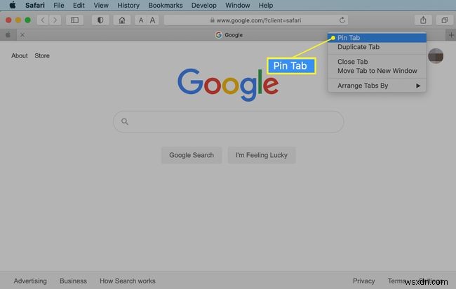 Cách ghim các trang web trong Safari và Mac OS