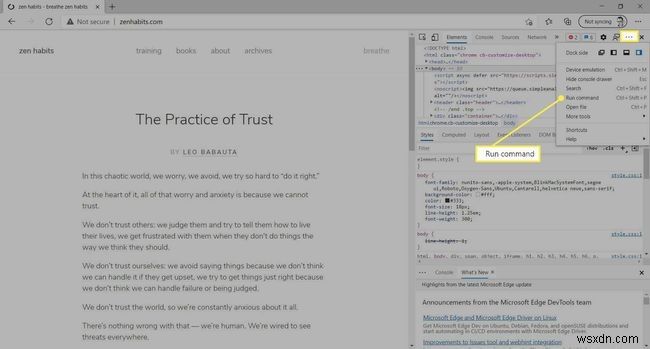 Cách chụp ảnh màn hình trên Microsoft Edge