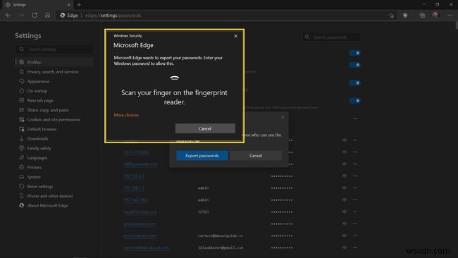 Cách sử dụng Trình quản lý mật khẩu Microsoft Edge