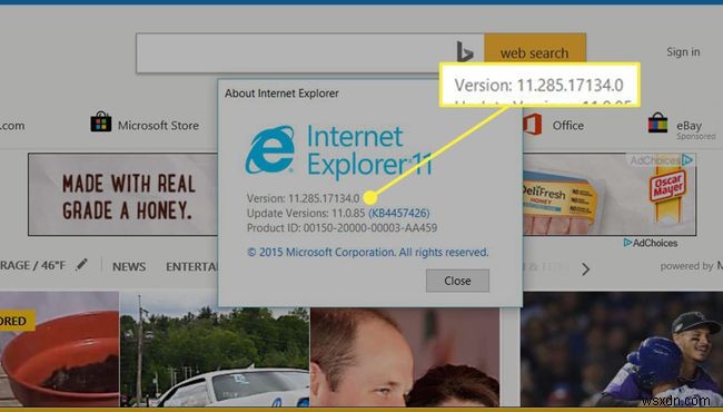 Tôi có phiên bản Internet Explorer nào?