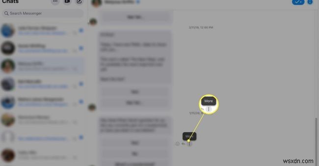 Cách xóa tin nhắn trên Facebook Messenger