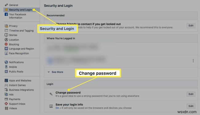 Cách thay đổi mật khẩu Facebook của bạn