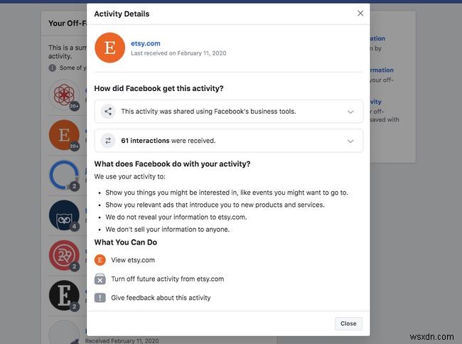 Cách sử dụng Công cụ hoạt động trên Facebook khi tắt để bảo vệ quyền riêng tư của bạn