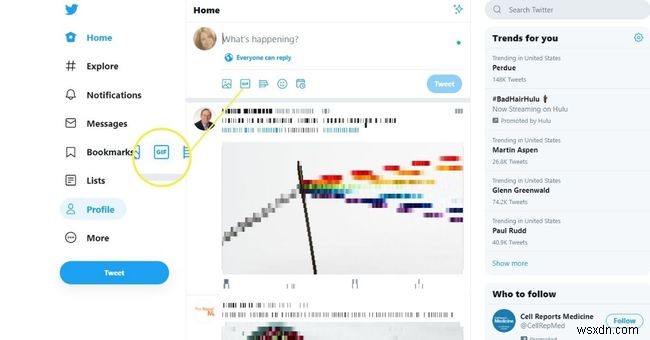 Cách đăng ảnh GIF trên Twitter