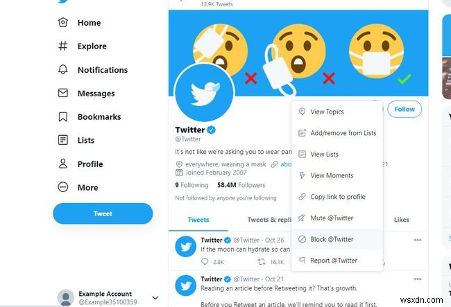 Cách tắt tiếng người dùng Twitter và tạo danh sách từ bị tắt tiếng