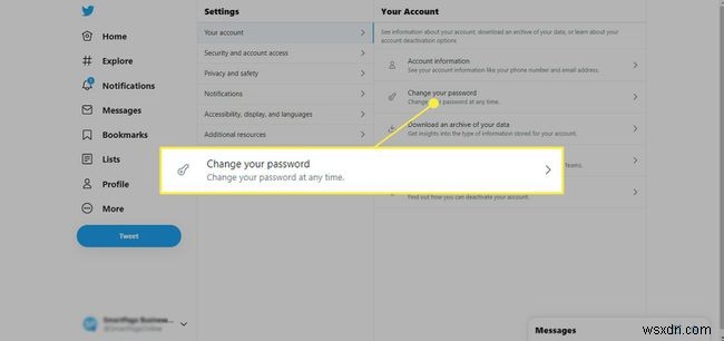 Cách thay đổi mật khẩu Twitter của bạn