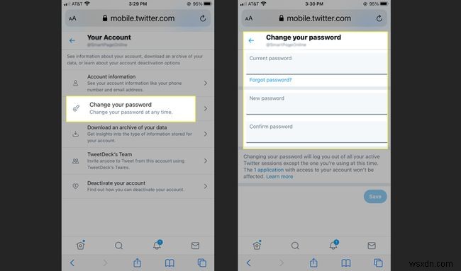 Cách thay đổi mật khẩu Twitter của bạn