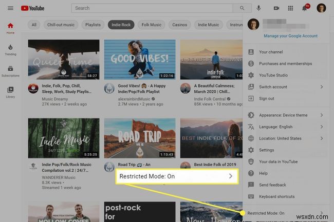 Cách tắt Chế độ hạn chế trên YouTube