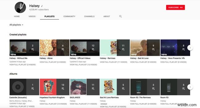 Cách tạo danh sách phát nhạc trên YouTube