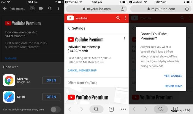 Cách hủy YouTube Premium (Trước đây là YouTube Red)