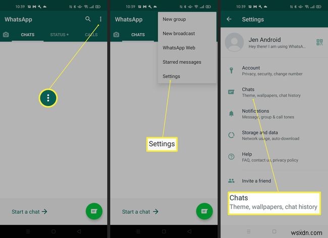 Cách thay đổi nền WhatsApp