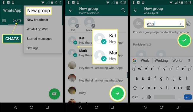 Cách tạo nhóm WhatsApp