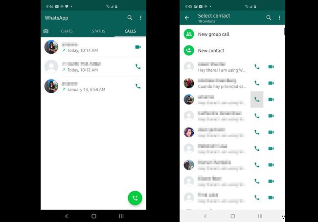 Cách thực hiện cuộc gọi điện thoại WhatsApp