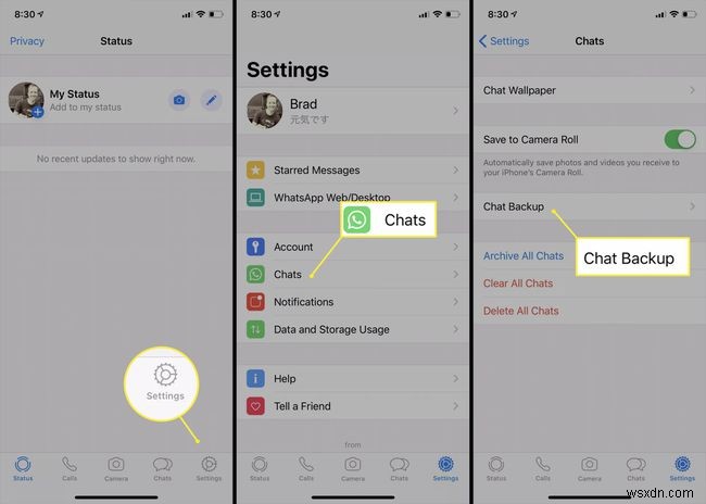 Cách tạo bản sao lưu WhatsApp