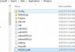 Cách giảm kích thước tệp lớn của Windows.edb?