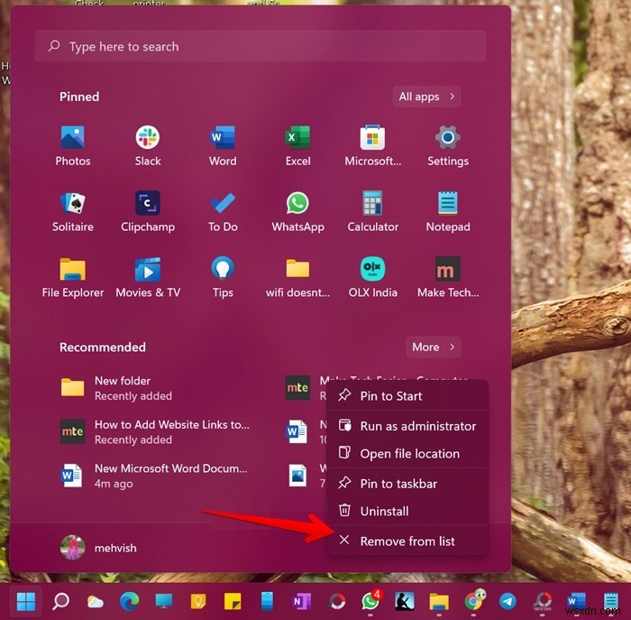 15 Mẹo sử dụng và tùy chỉnh menu Start của Windows 11 Giống như một chuyên gia