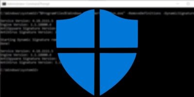 Cách sử dụng Windows Defender từ Command Prompt