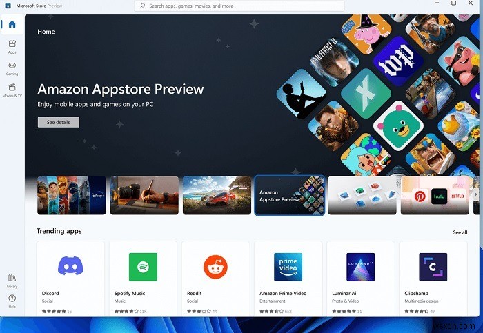 Cách cài đặt Cửa hàng Google Play trên Windows 11