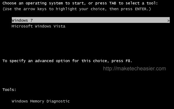 Cách khởi động kép Windows Vista và Windows 7